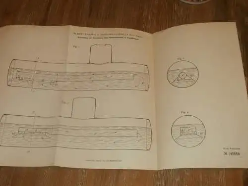 original Patent - Robert Knappik in Dabrowa-Gornica / Polen , 19.02.1903 , Dampfkessel , Dampfmaschine , Dombrowa !!!