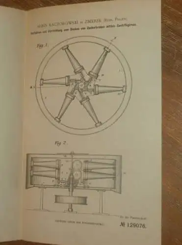 original Patent - Albin Kaczorowski in Zbiersk / Polen , 4.05.1901 , Zuckerbrot , Brot , Bäcker , Bäckerei !!!