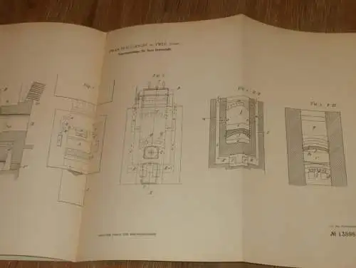 original Patent - Iwan Stroganoff in Twer / Russland , 14.07.1901 , Feuerungsanlage , Heizung , Heizungsbau !!!