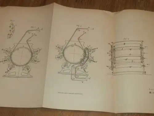 original Patent - Wilhelm Rott und Theodor Müllen in Moskau / Russland , 12.04.1904 , Druckmaschine , Druckerei !!!