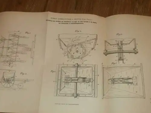 original Patent - Roman Szmelczynski in Slupno i. Polen , 31.07.1898 , Kartoffel-Maschine , Landwirtschaft Masowien !!