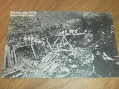 alte AK - Altenahr - Katastrophe , 13.06.1910 , Ahrtal , Ahrweiler , Unwetter , Erdrutsch !!!