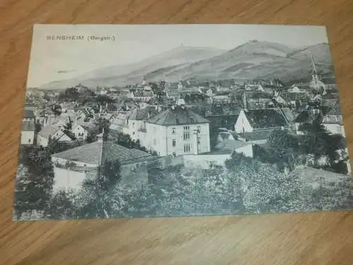 alte AK - Bensheim  , 1912 , Panorama , Ansichtskarte !!!