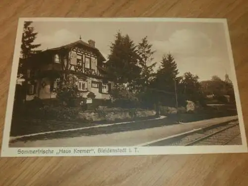 alte AK - Bleidenstadt b. Taunusstein ca. 1910 , Haus Kremer , Ansichtskarte !!!