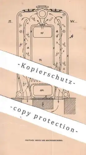 original Patent - Martin Künzel , Berlin | 1905 | Gliederkessel | Kessel , Dampfkessel , Wasserkessel | Heizung