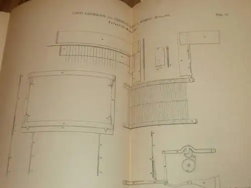 original Patent - Louis Laeserson und Hermann Wilke in Moskau / Russland , 9.09.1883 , Webstuhl , Weberei , Weber !!!