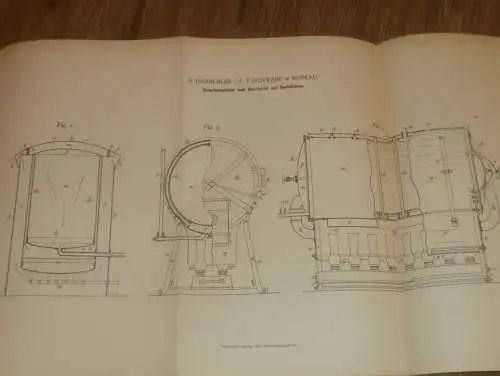 original Patent - A. Hamburger , F. Schwabe in Moskau / Russland , 25.04.1894 , Dampfentwickler , Desinfektion !!