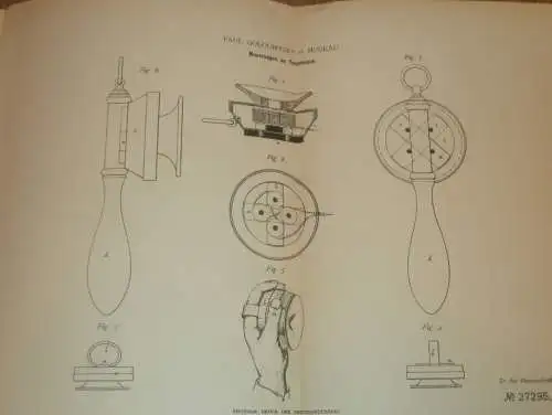 original Patent - Paul Goloubitzky in Moskau / Russland , 24.07.1883 , Telephon , Telefon , Telephonie !!