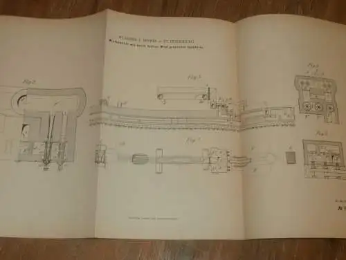 original Patent - Wladimir F. Berner in St. Petersburg / Russland , 14.10.1893 , Winderhitzer , Gebläse !!