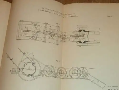 original Patent - Nicolai Yagn in St. Petersburg / Russland , 7.06.1882 , Kraftmaschine , Boot , Motor !!