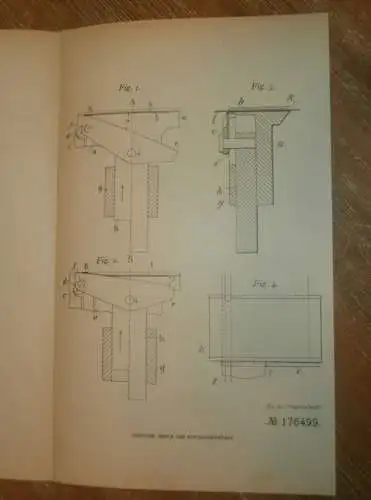 original Patent - Iwan Semenoff in St. Petersburg / Russland , 28.10.1905 , Zigaretten - Maschine , Schneider !!!