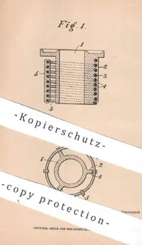 original Patent - Aktiebolaget Eskiltuna Separator , Schweden | 1905 | Federndes Halslager | Lager , Schrauben , Federn