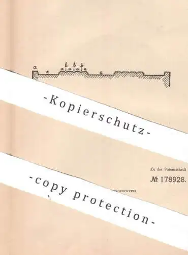 original Patent - Käthe Carstanjen geb. Spiess , Groß Lichterfelde / Berlin | 1904 | Muster auf Stoff , Papier , Tapete