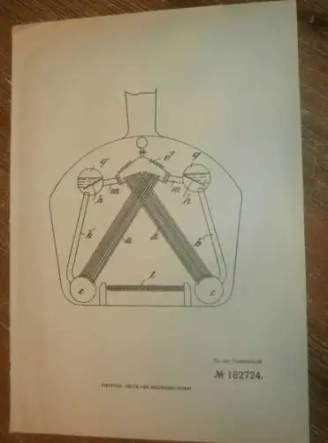 original Patent - Theodor Esse in Kalisch / Prosna , 6.09.1906 , Kalisz , Dampfkessel , Dampfmaschine , Russland !!