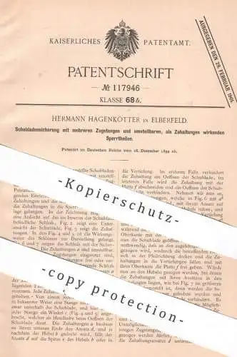 original Patent - Hermann Hagenkötter , Elberfeld , 1899 , Sicherung für Schubladen | Schublade , Möbel , Möbelbauer !!