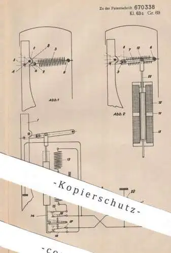 original Patent - Auto Mafam GmbH Berlin / Charlottenburg | 1936 | Fahrtrichtungsanzeiger | Oldtimer , Automobile , Auto