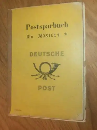 altes Sparbuch Rostock , 1952 -1955 , Dietrich Dahl in Gammelin b. Hagenow i. Mecklenburg , Sparkasse , Bank !!