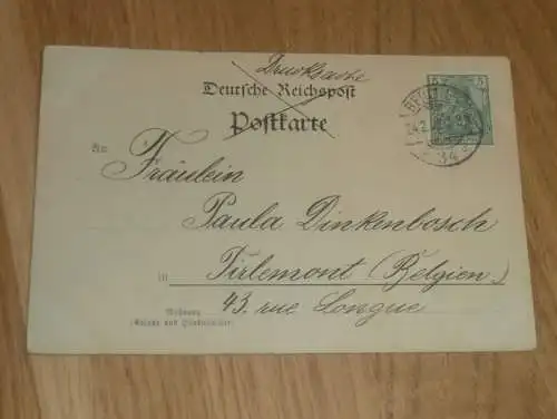 alte AK - Berlin , 1902 , Albrecht von Gräfe Denkmal , Ansichtskarte !!!