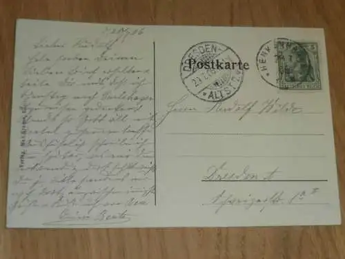 alte AK - Henkenhagen / Ustronie Morskie i. Pommern , 1906 , Rauchhaus !!!