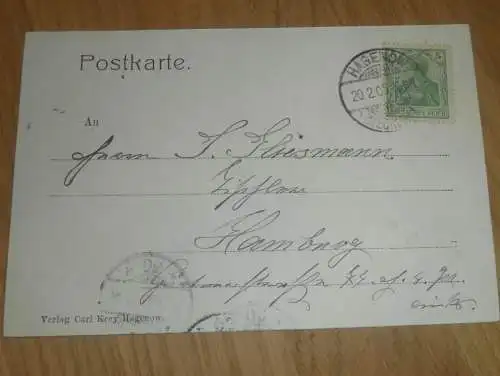 alte AK - Hagenow , 1905 , Gesamtansicht , Ansichtskarte !