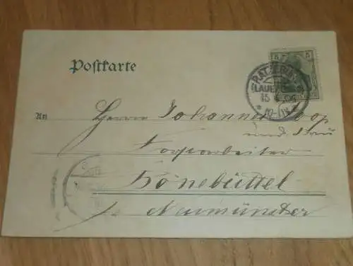 alte AK - Ratzeburg , 1906 , Panorama , Ansichtskarte !!