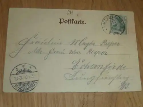 alte AK - Ratzeburg , 1902 , Totalansicht , Ansichtskarte !!