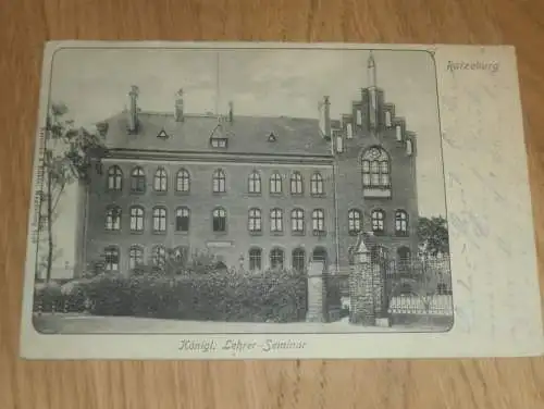 alte AK - Ratzeburg , 1902 , königliches Lehrer Seminar , Ansichtskarte !!