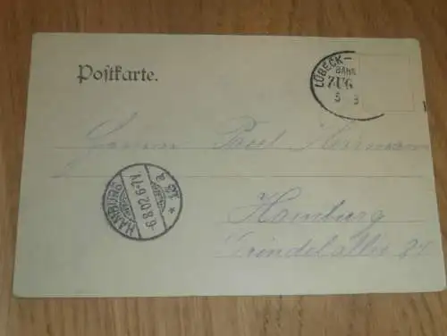alte AK - Ratzeburg , 1902 , königliches Lehrer Seminar , Ansichtskarte !!