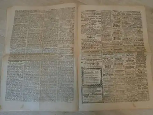 Greifswalder Zeitung , 25.11.1919 , Greifswald in Mecklenburg , viel Reklame !!!