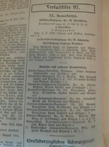 alte Zeitung , Rostocker Anzeiger , 11.12.1914 , Rostock in Mecklenburg , Flieger in Freiburg ,viel Reklame / Werbung !!