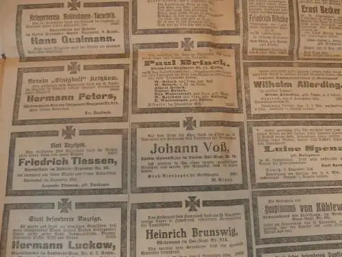 alte Zeitung , Rostocker Anzeiger , 10.12.1914 , Rostock in Mecklenburg , Angriffe in Polen , viel Reklame / Werbung !!!