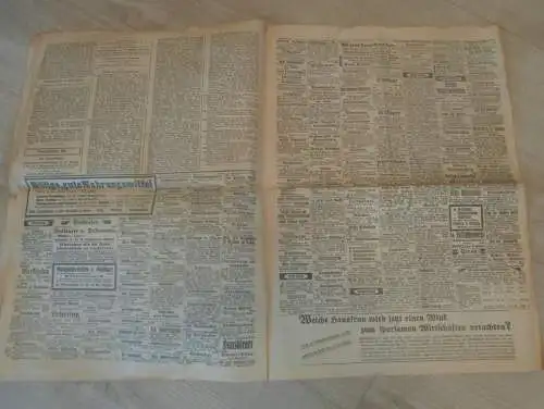 alte Zeitung , Rostocker Anzeiger , 10.12.1914 , Rostock in Mecklenburg , Angriffe in Polen , viel Reklame / Werbung !!!