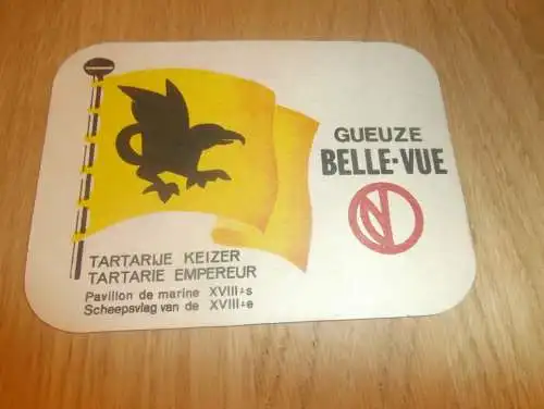 alter Bierdeckel , Tartarije Keizer / Tartarie Empereur , Gueuze Belle-Vue , Bier , rar !!!