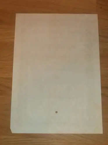 Aktie der Zuckerfabrik Rostock 1941 , Landwirt Eberhard Thyssen in Groß Lüsewitz , 100 RM , Mecklenburg !!!