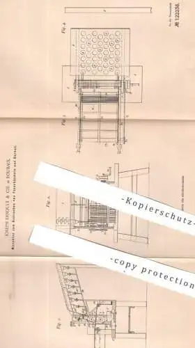 original Patent - Joseph Ernoult & Cie. , Roubaix , Frankreich , 1900 , Bedrucken von Faserband u. Garn | Druck , Stoff