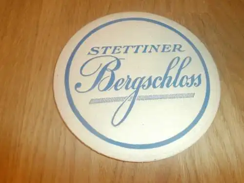 Stettiner Bergschloss Brauerei , Stettin i. Pommern ,  Bier , alter Bierdeckel , rar , Mauer a. Bober !!!