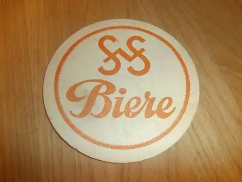Schalle & Schwencke Bier , Brauerei in Schwerin i. Mecklenburg , alter Bierdeckel , rar !!!