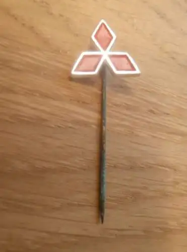 alter Anstecker / Abzeichen , Mitsubishi , Oldtimer , Automobile , Badge , Pin !!!