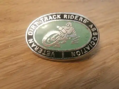 alter Anstecker / Abzeichen , Speedway Veteran Dirt Track Riders Association , Pin !!!