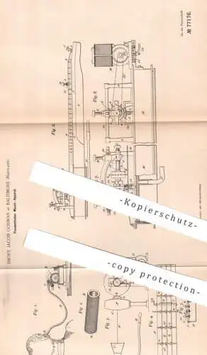 original Patent - Emory Jacob Godman , Baltimore , Maryland , USA , 1893 , Pneumatischer Massage - Apparat | Medizin