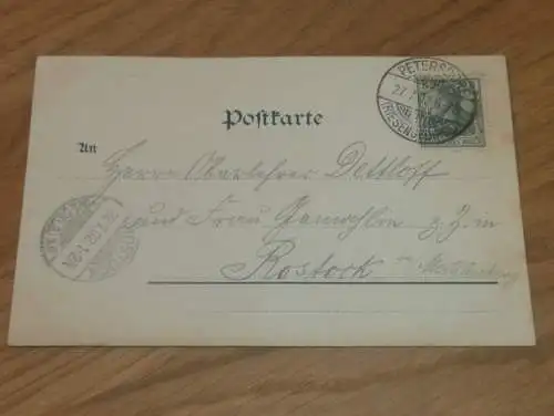 alte AK - Petersdorf / Piechowice im Riesengebirge , 1902 , Ansichtskarte !!!