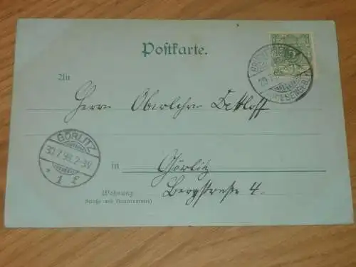 alte AK - Panorama vom Riesengebirge 1898, Brückenberg , Karpacz Ansichtskarte