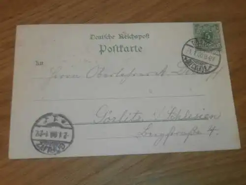 alte AK - Rostock , 1900 , Litho , Ansichtskarte !!!