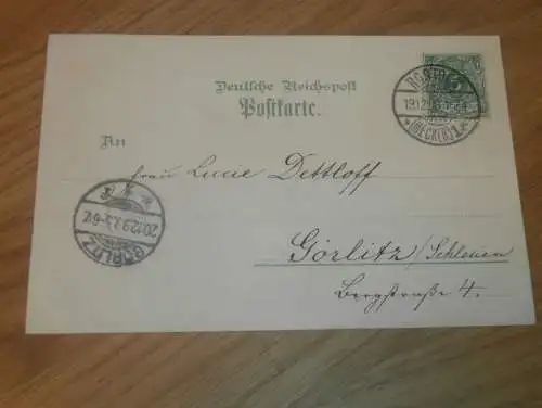 alte AK - Rostock , 1898 , Litho , Ansichtskarte !!!