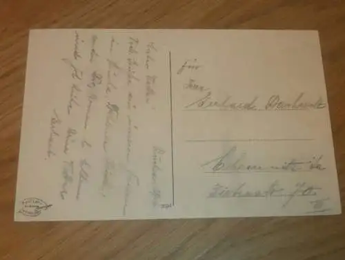 alte AK - Bucha b. Cavertitz , ca. 1915 , Badeteich , Ansichtskarte !!!