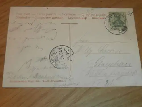 alte AK - Annaberg i. Erzgebirge , 1905 , Thurm und Restaurant, Buchholz !!