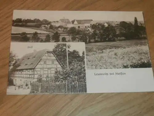 alte AK - Leutewitz b. Meißen , ca. 1910 , Käbschütztal , Riesa !!!