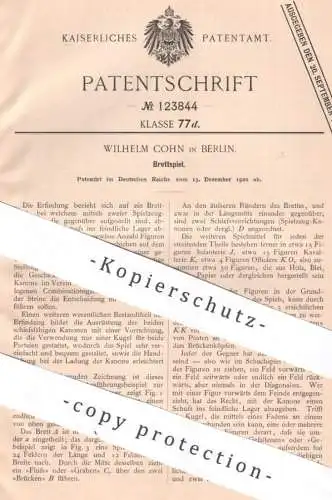 original Patent - Wilhelm Cohn , Berlin , 1900 , Brettspiel | Spiel , Spielen | Spielfigur | Sport , Schach Schachspiel