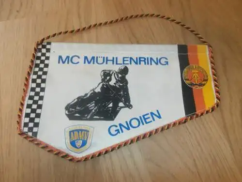 Wimpel MC Mühlenring Gnoien , Sandbahn , Speedway , ADMV , DDR , Motorsport , Rennsport !!