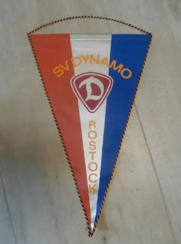 großer Wimpel SV Dynamo Rostock , Speedway , ADMV , DDR , Motorsport , Rennsport !!!